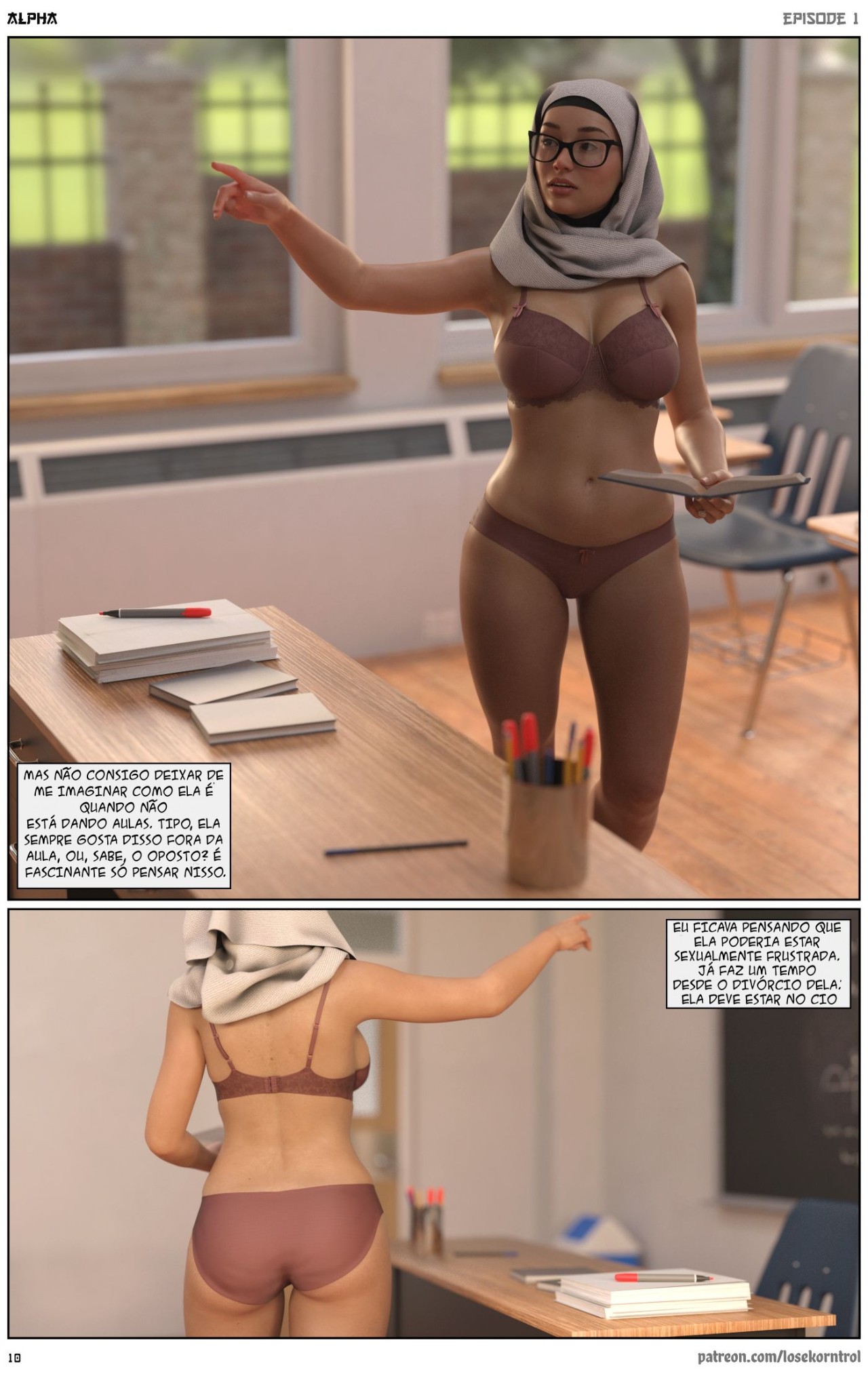 Alpha By Hijab 3DX Hentai pt-br 10