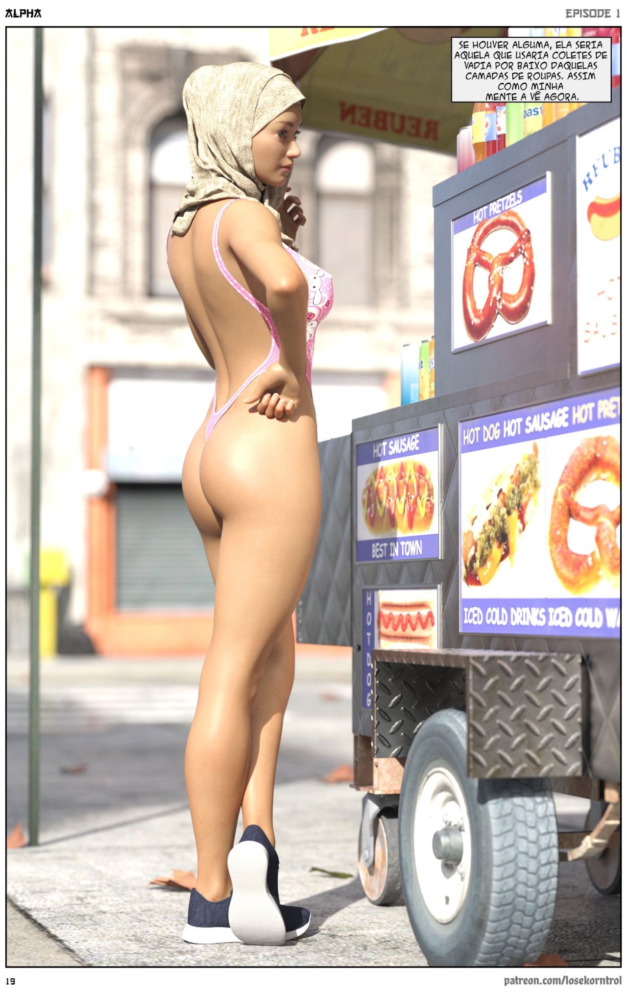 Alpha By Hijab 3DX Hentai pt-br 19