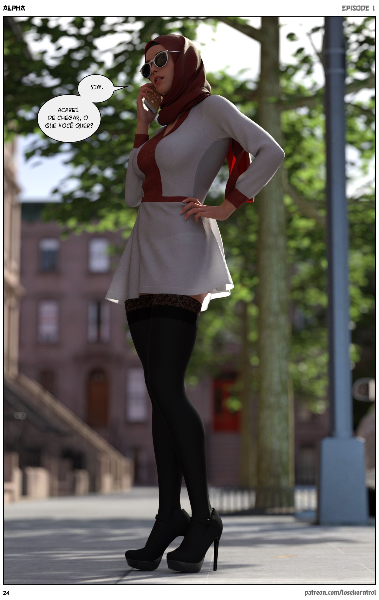 Alpha By Hijab 3DX Hentai pt-br 24