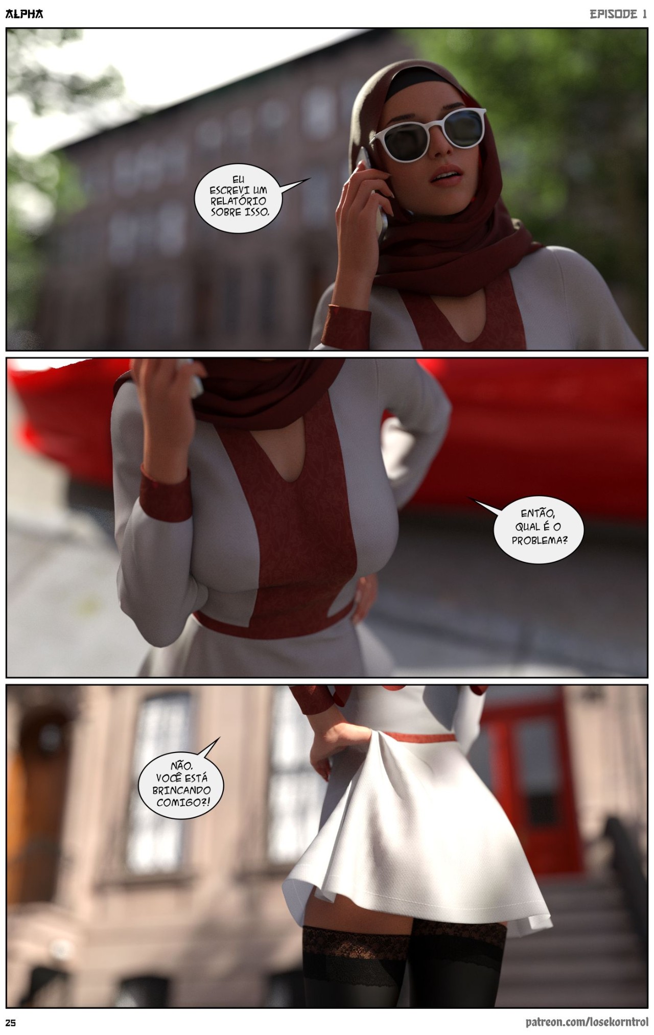 Alpha By Hijab 3DX Hentai pt-br 25