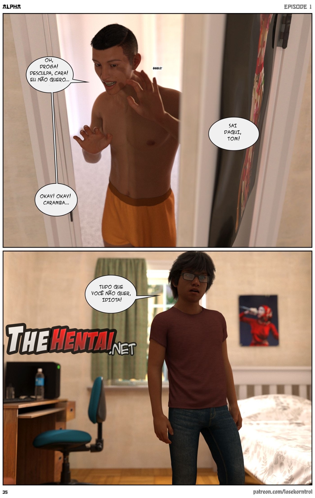 Alpha By Hijab 3DX Hentai pt-br 35