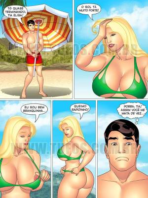Curtindo férias na praia parte 1 Hentai pt-br 05