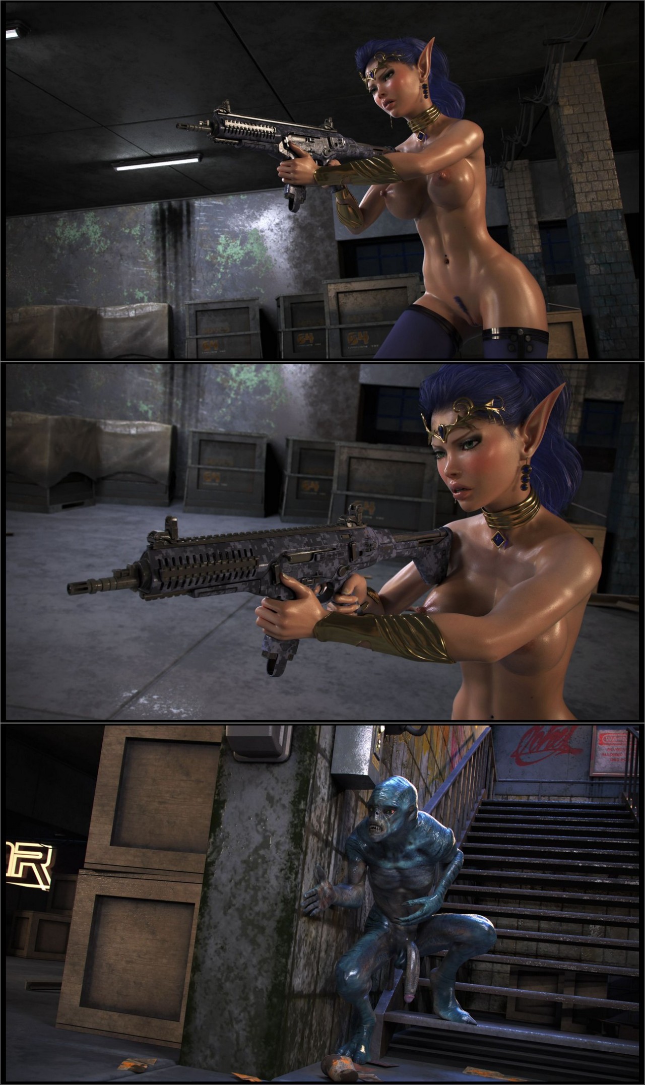 Elven Desires: Distress Signal Part 3 Hentai pt-br 11