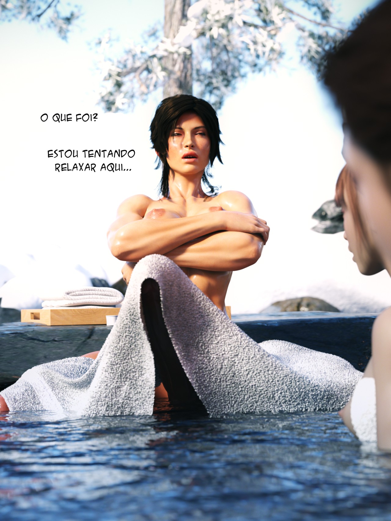 Lara At The Onsen Hentai pt-br 11