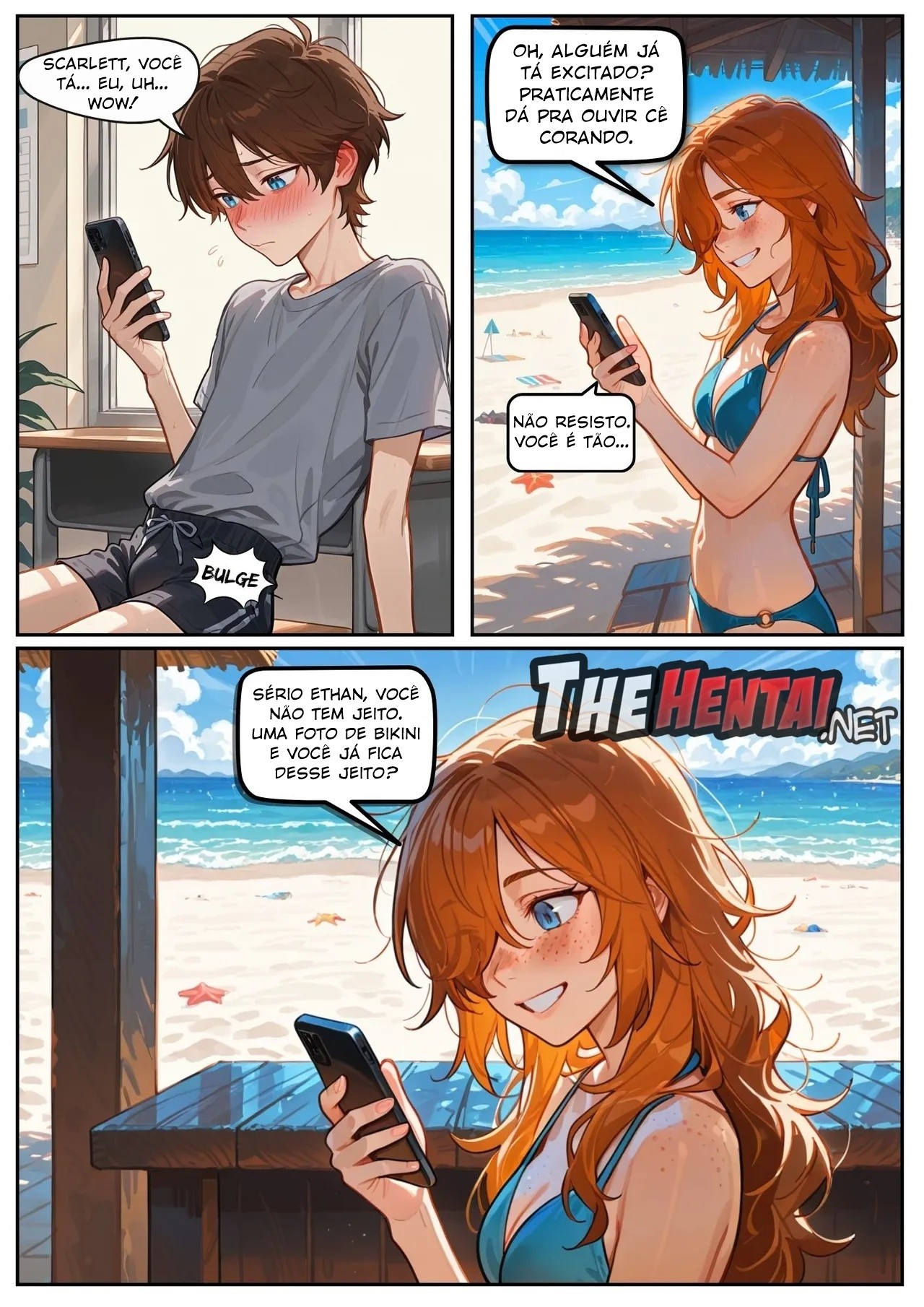 Scarlett Blaze Part 4: Beachside Temptations Hentai pt-br 15