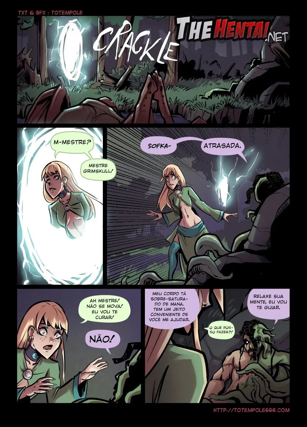 The Cummoner Part 28: Soul-Bound Sorceress Hentai pt-br 45