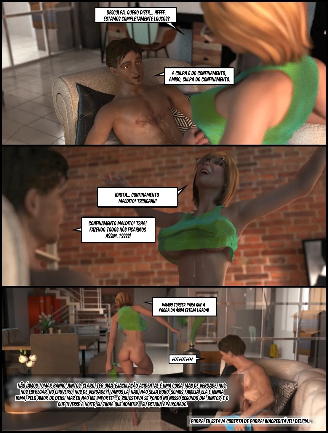 The Deliciously Awkward Family Bubble Part 2 Hentai pt-br 69