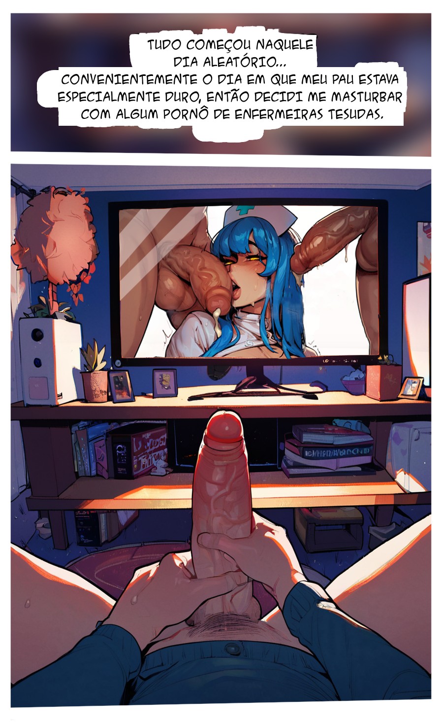 The Ghost Femboy Of My Room Hentai pt-br 02