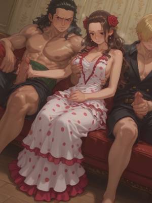 VIOLA DOUBLE HANDJOB POV: SANJI & ZORO CUMSHOTS Hentai pt-br 39
