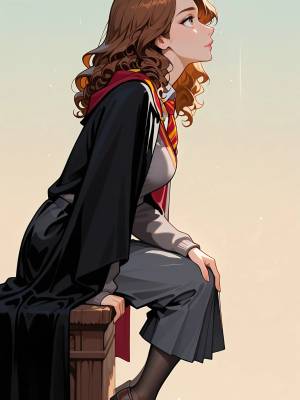 AI Generated: Hermione Granger By ElectroWorld Hentai pt-br 02