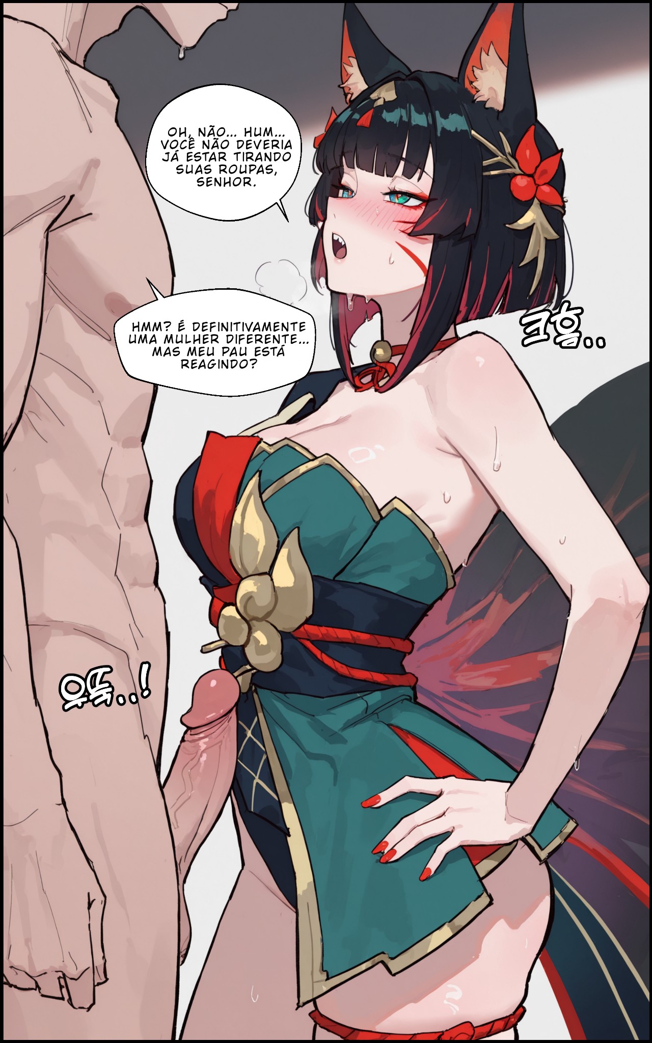 AI Generated: Springs Ahri Hentai pt-br 14