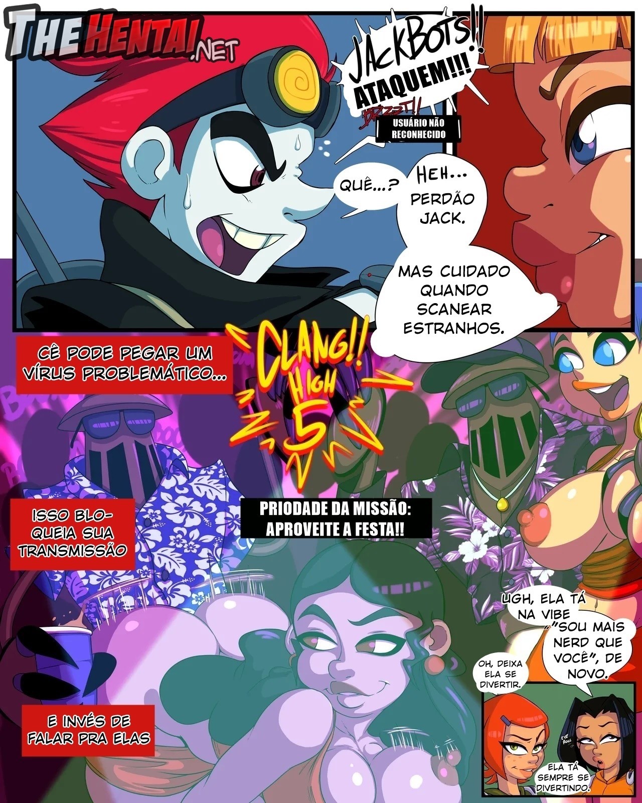 Cartoon College Party Hentai pt-br 16