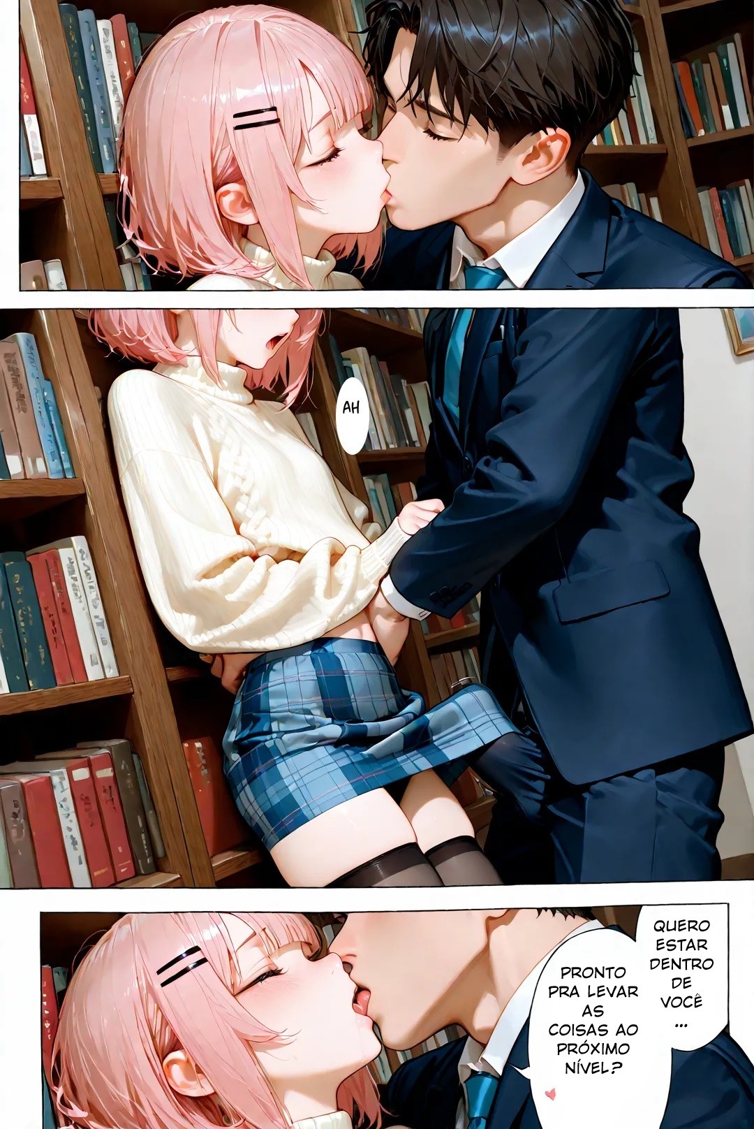 Femboy Library Hentai pt-br 17