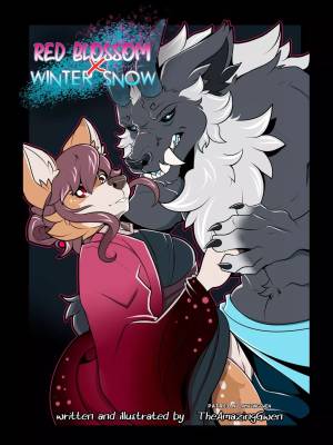 Red Blossom & Winter Snow