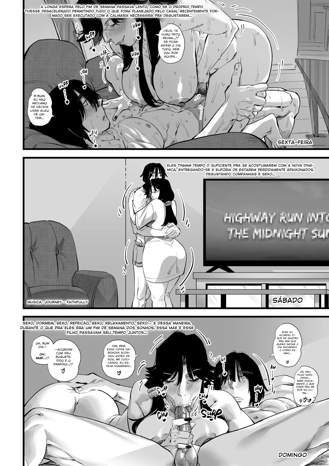 A Strict Mother's Unhindered Desire  Hentai pt-br 62