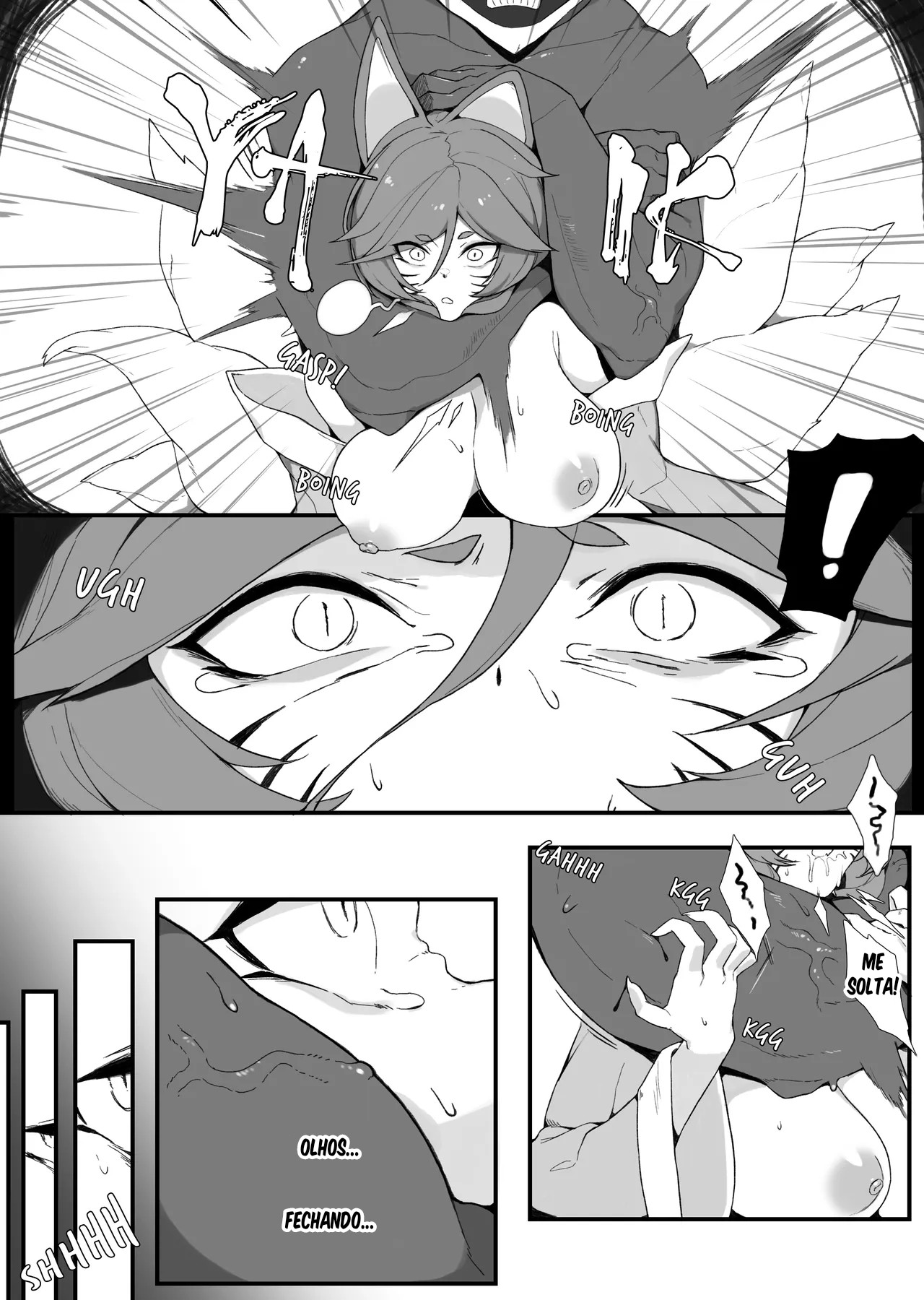 Ahri Hunting Hentai pt-br 03