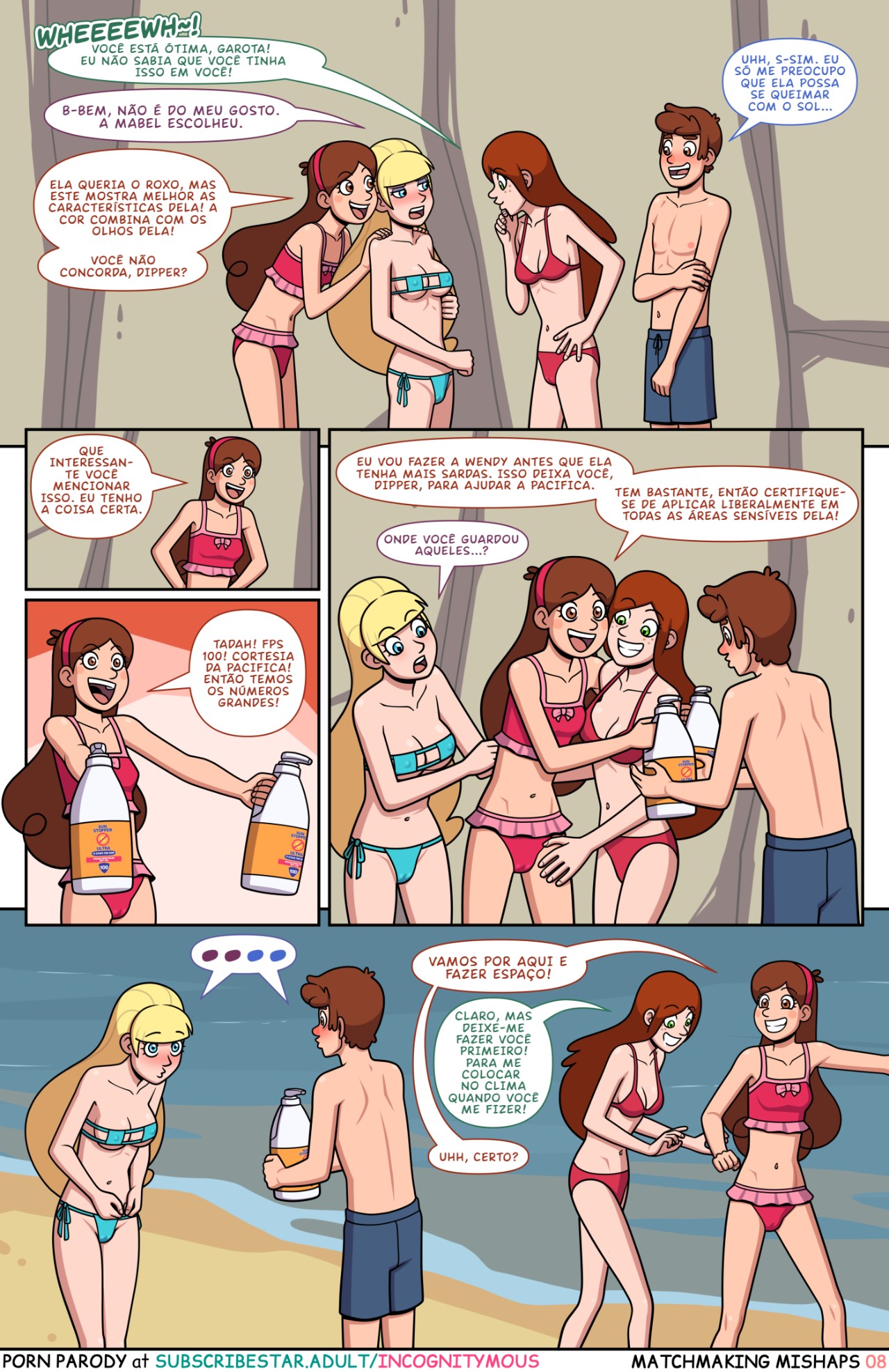 Gravity Falls: Matchmaking Mishaps Hentai pt-br 08