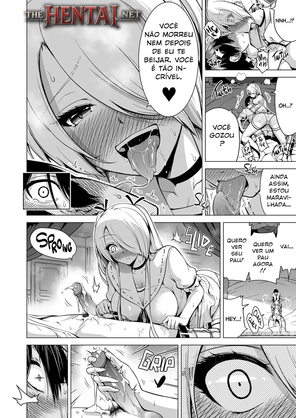 Hands-On Draining With Three Succubus Sisters Part 1: Lamy's Secret Hentai pt-br 33