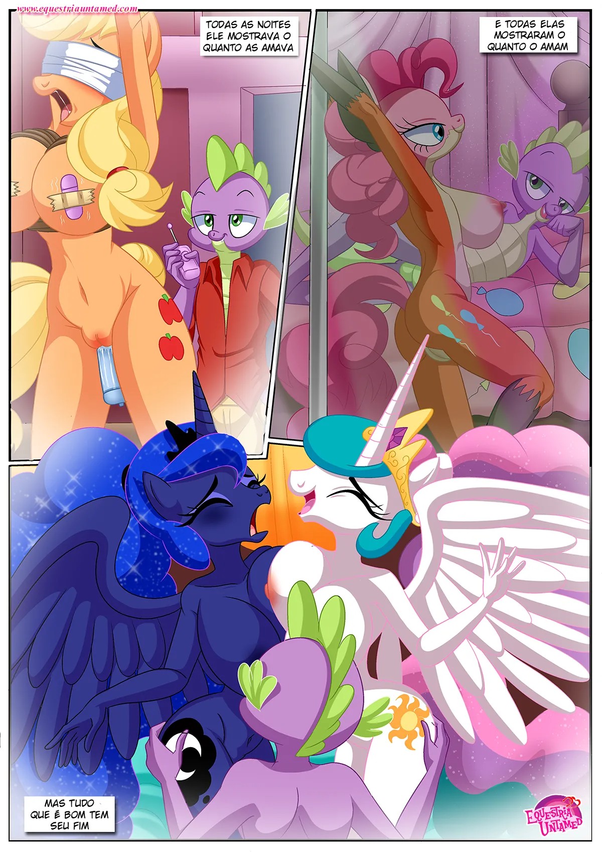 Spike's Ultimate Fantasies Or The Dragon King's Harem Hentai pt-br 04