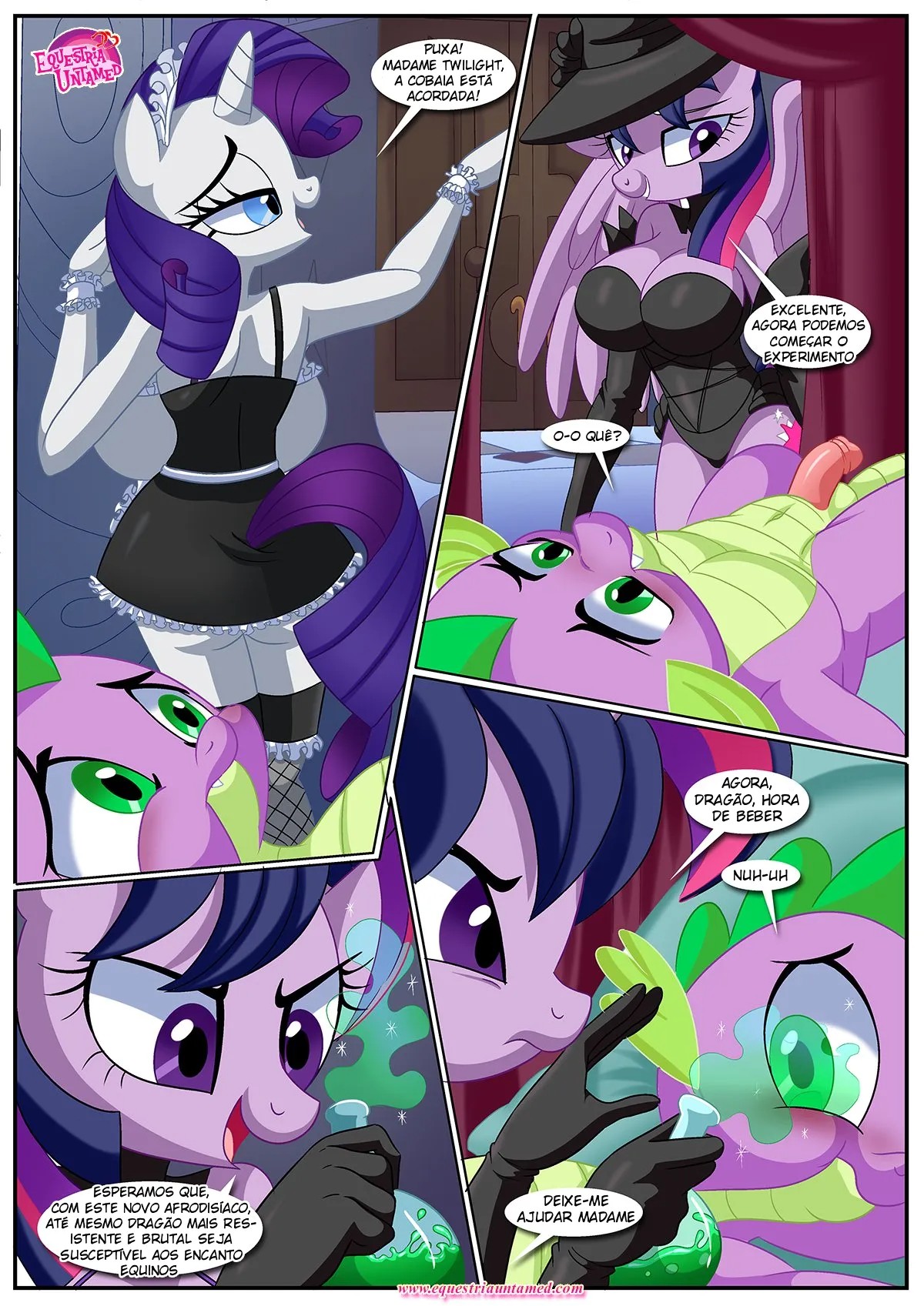 Spike's Ultimate Fantasies Or The Dragon King's Harem Hentai pt-br 14
