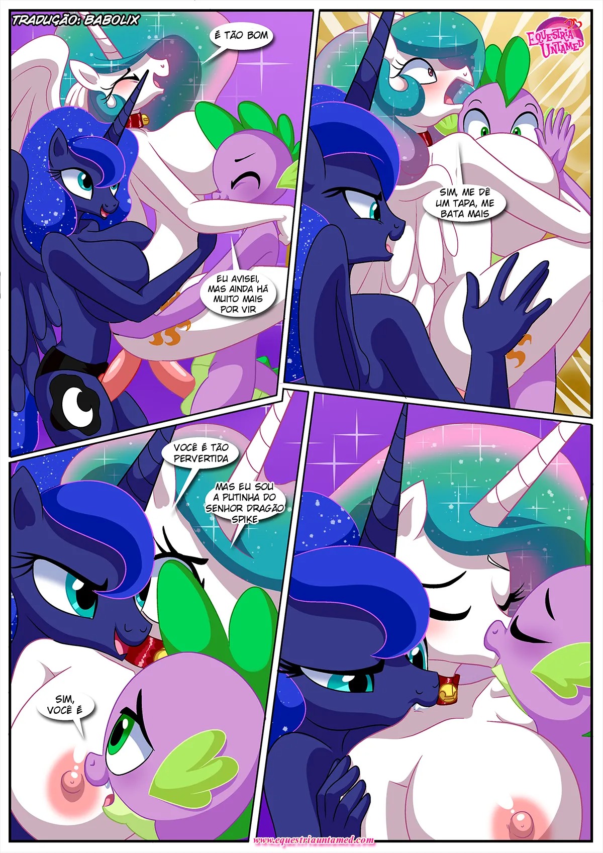Spike's Ultimate Fantasies Or The Dragon King's Harem Hentai pt-br 76