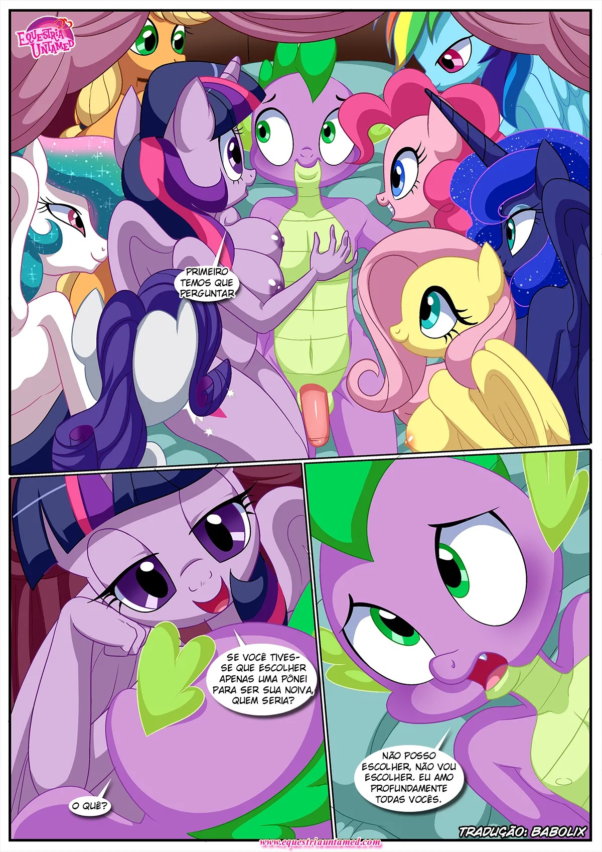 Spike's Ultimate Fantasies Or The Dragon King's Harem Hentai pt-br 84