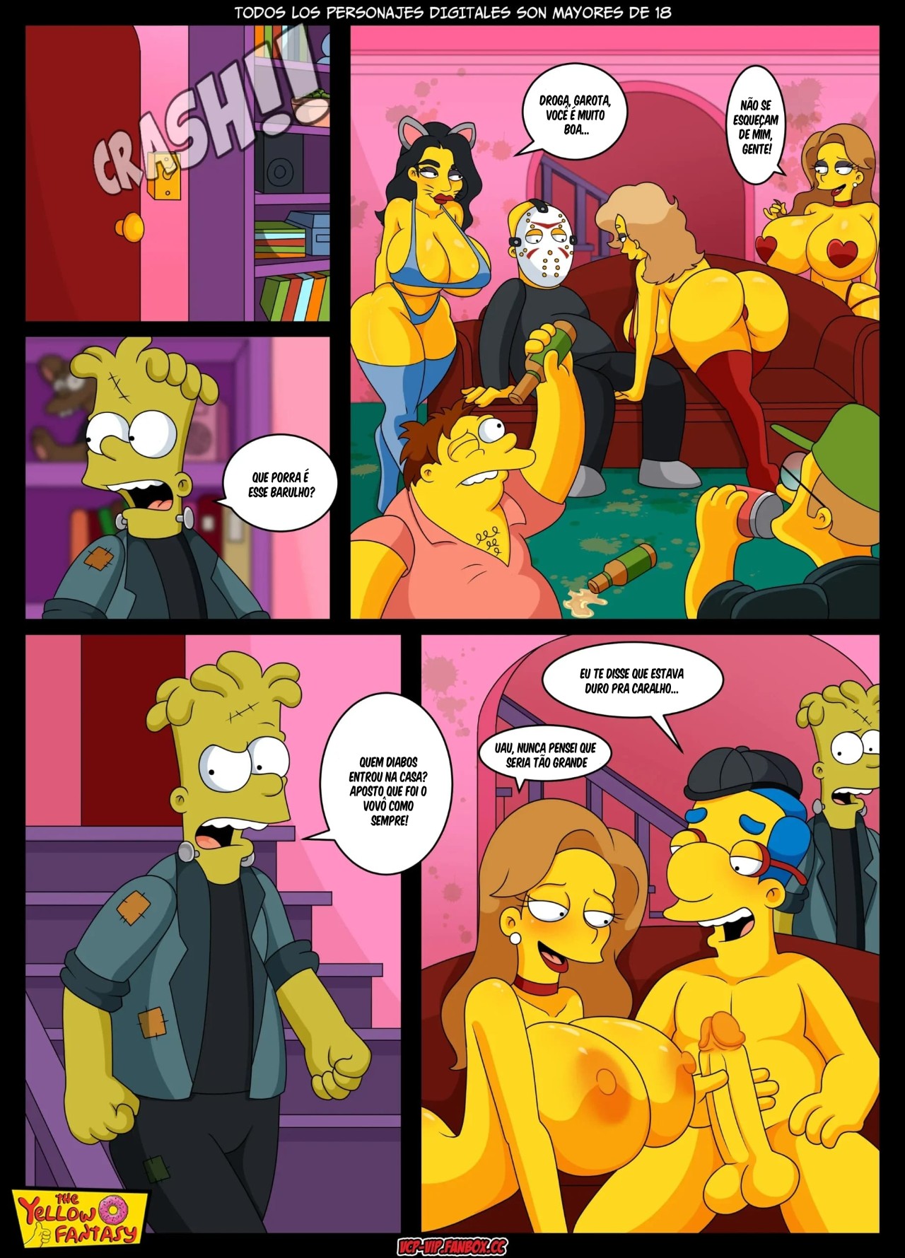 The Yellow Fantasy Part 12: Spooktacular Halloween Party Fun Hentai pt-br 09