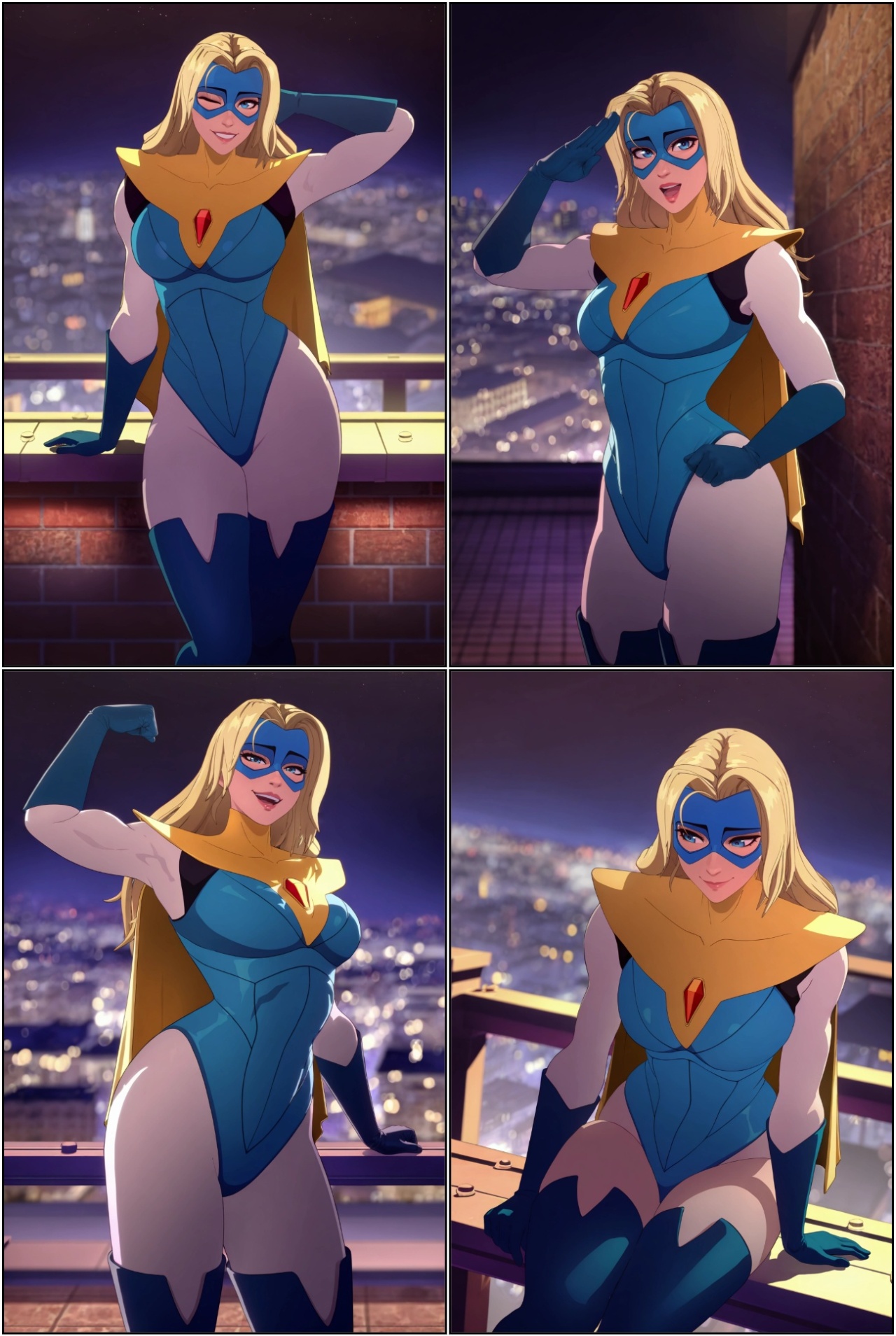 AI Generated: Blonde Blazer Hentai pt-br 04