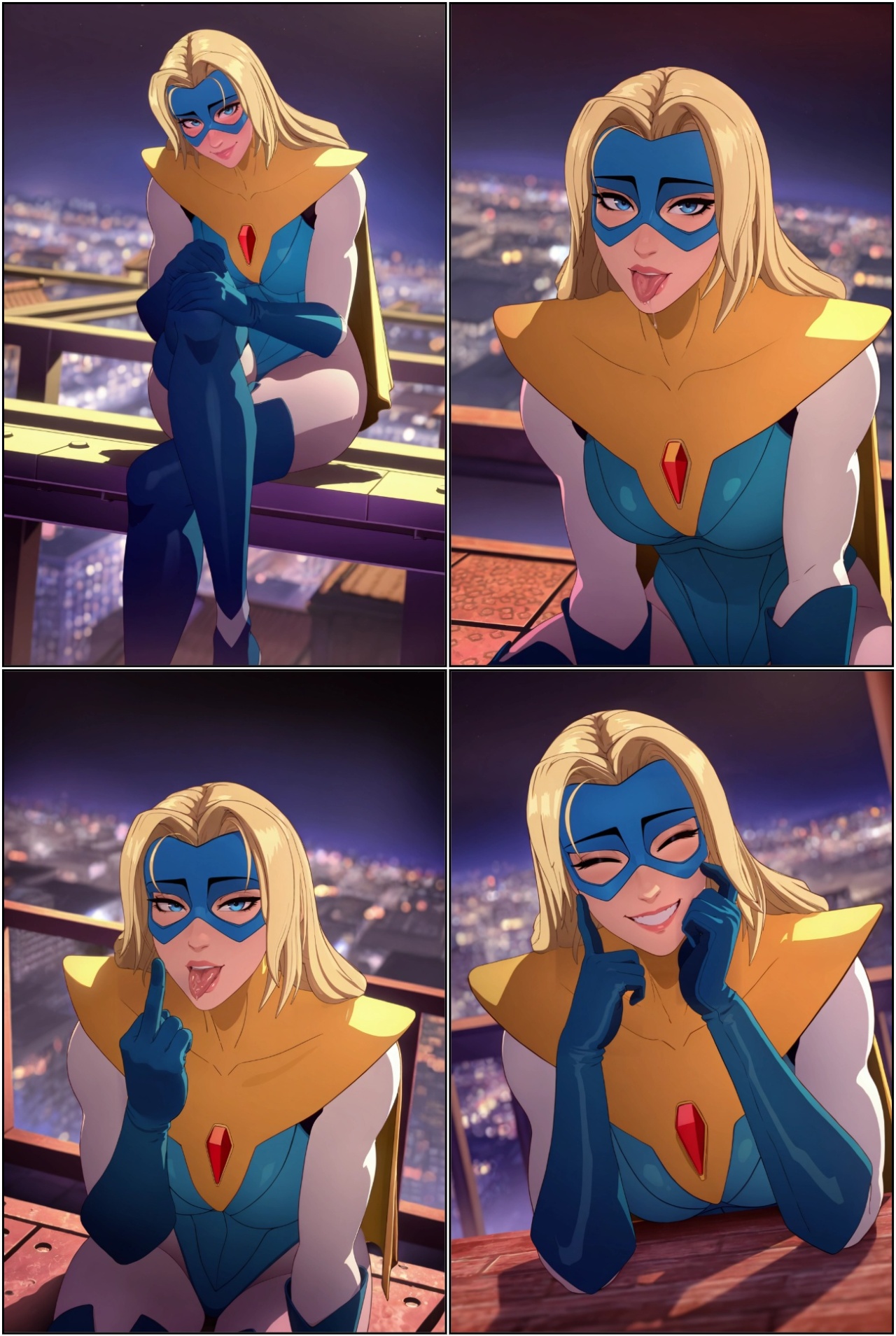 AI Generated: Blonde Blazer Hentai pt-br 05