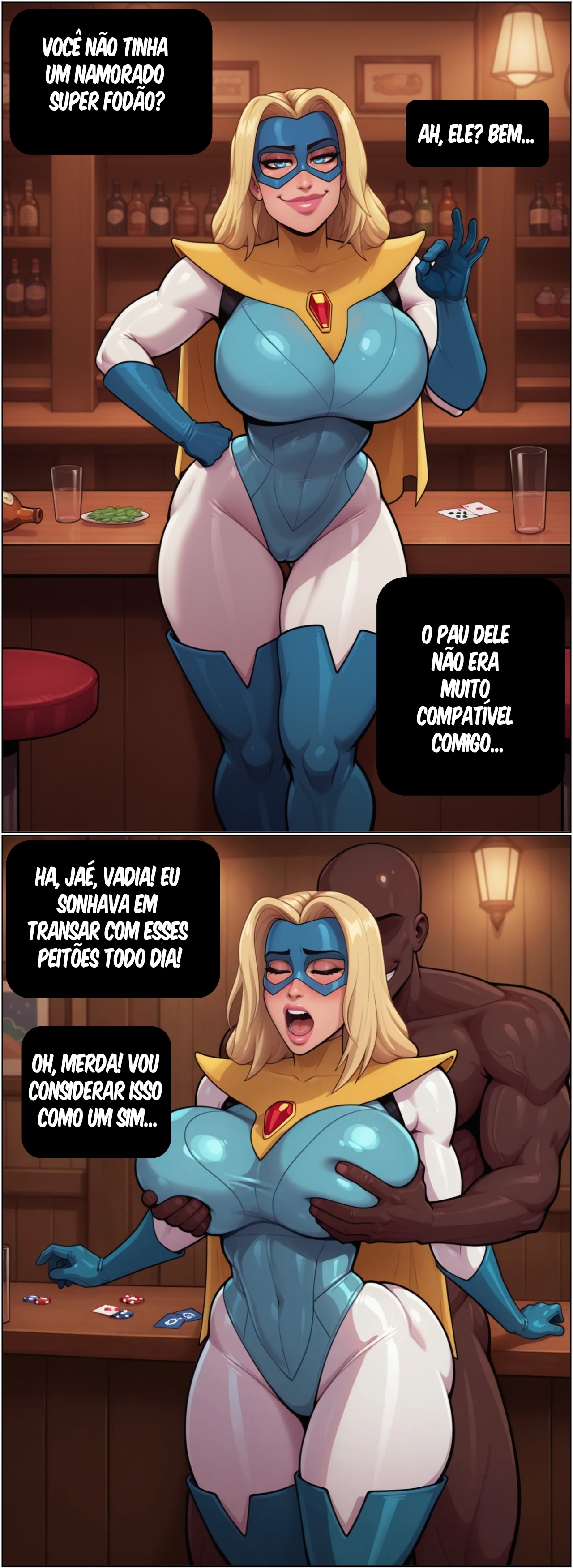 Blonde Blazer Keeping The Thungs Off The Streets Hentai pt-br 03