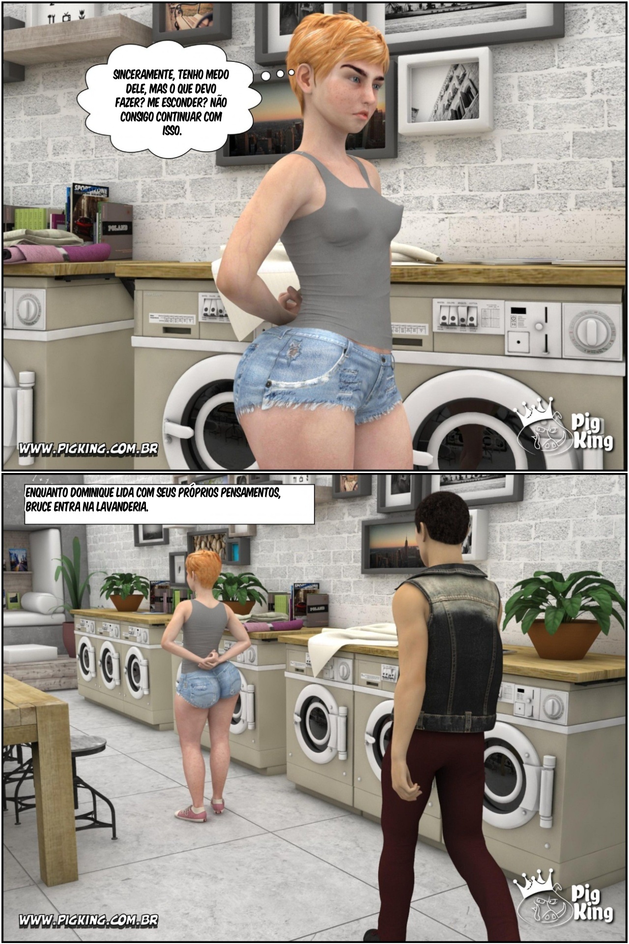 Coffee In The Laundry Hentai pt-br 04