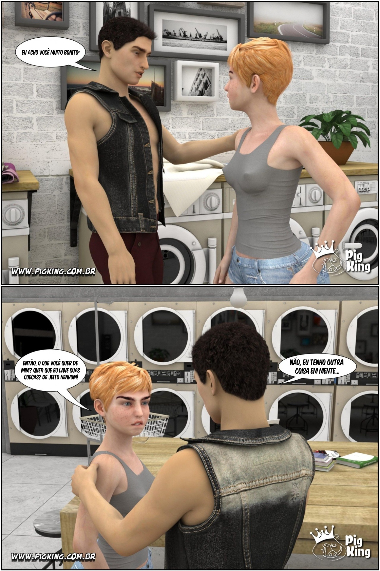 Coffee In The Laundry Hentai pt-br 07