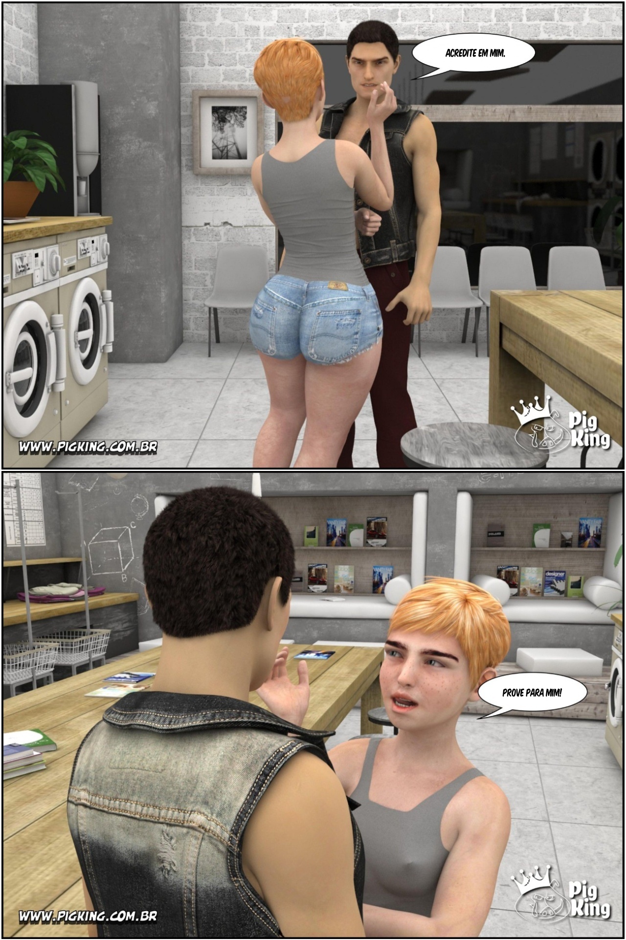 Coffee In The Laundry Hentai pt-br 10