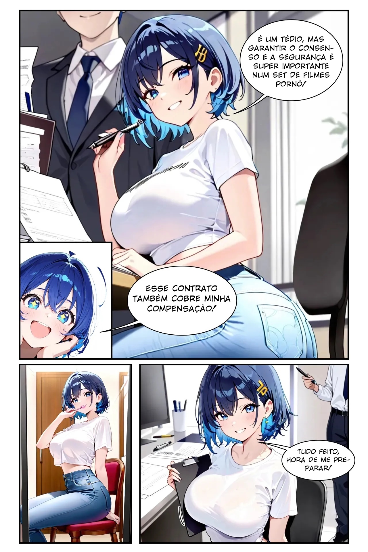 Day With A Pornstar Volume 1 Hentai pt-br 04