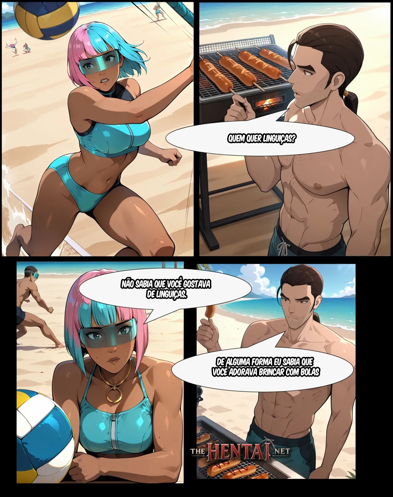 Dispatch Beach Hentai pt-br 11