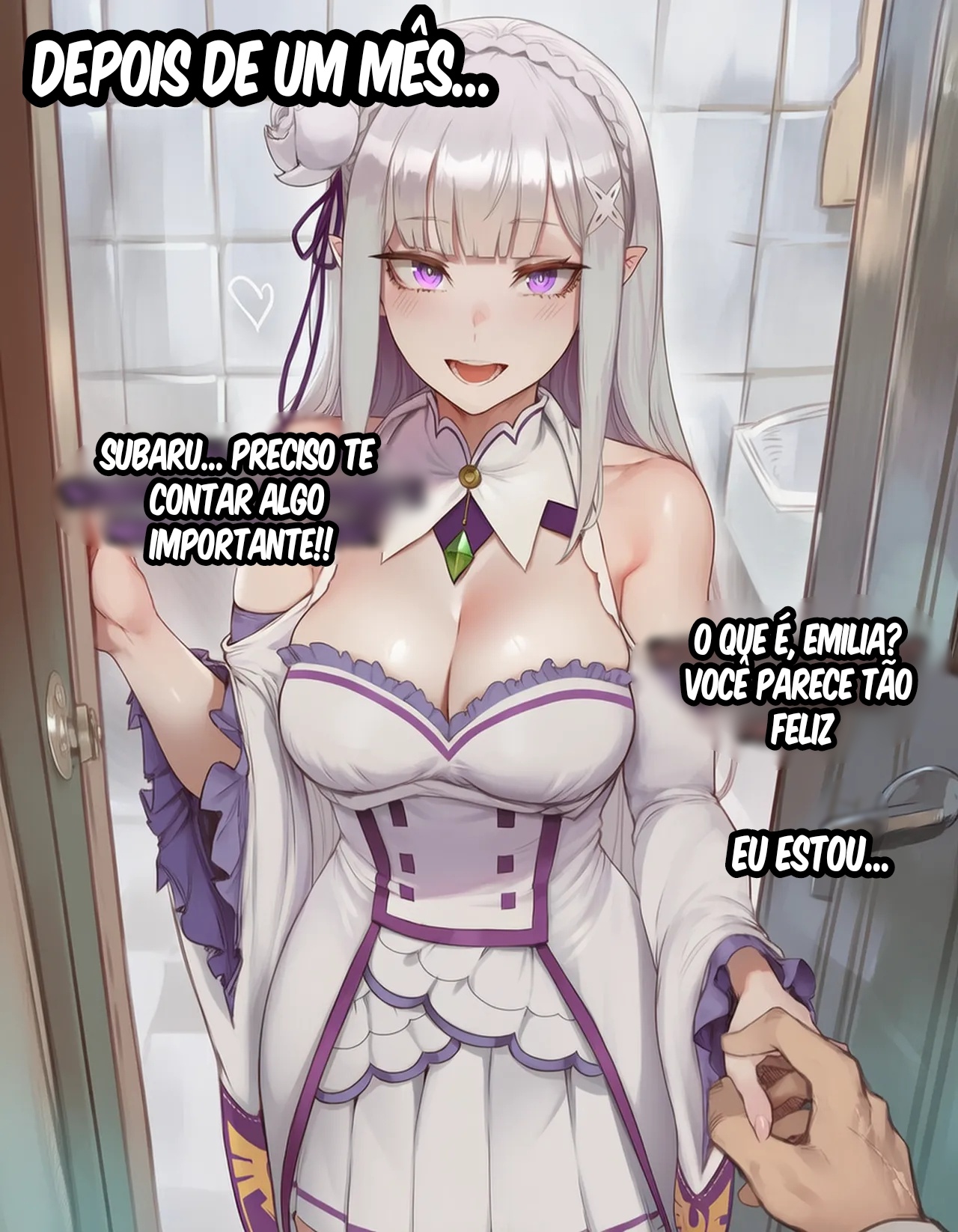 Emilia's First Time Hentai pt-br 24