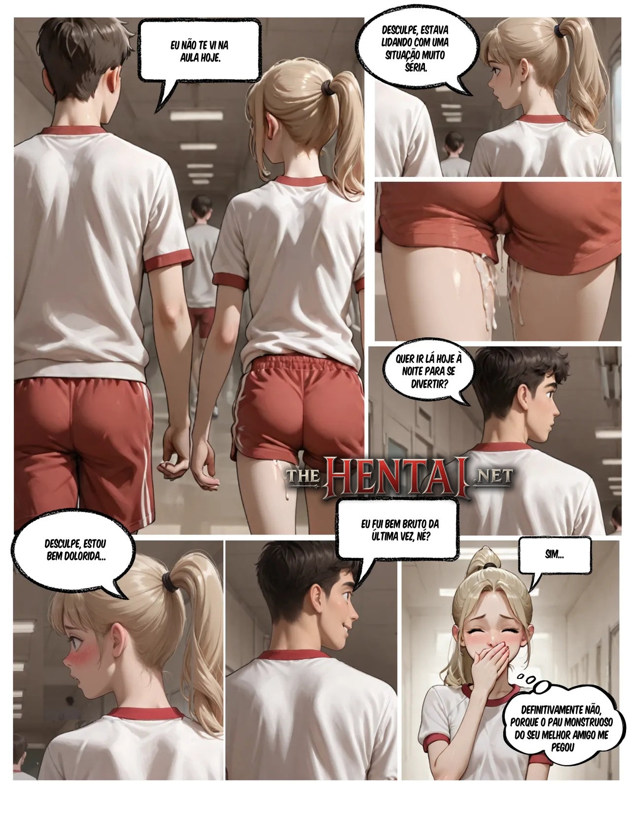 Emma Liam: School Gym Fun Hentai pt-br 19