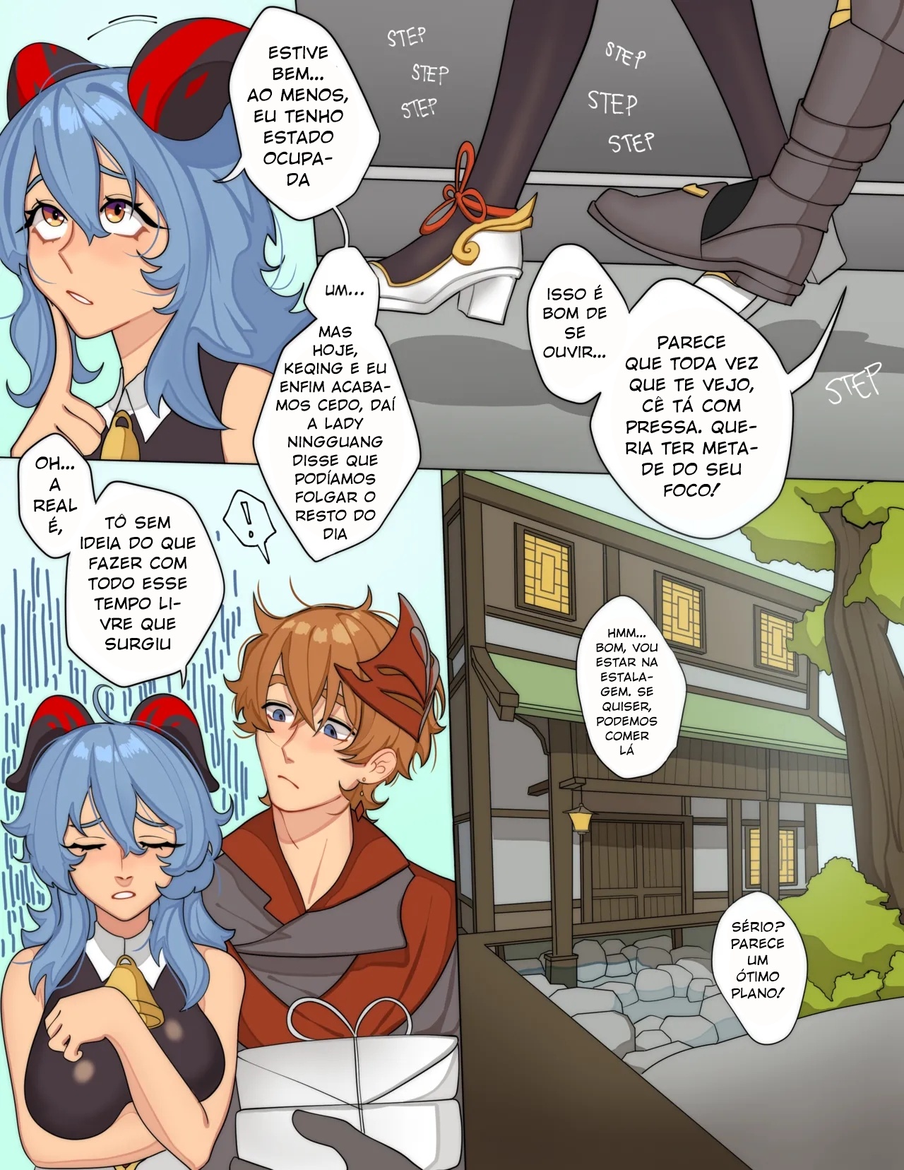 Ganyu's Day Off Hentai pt-br 04