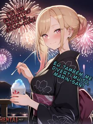 Marin Sneaks Off During Her Date With Gojo To Meet With Her Sex Friend!