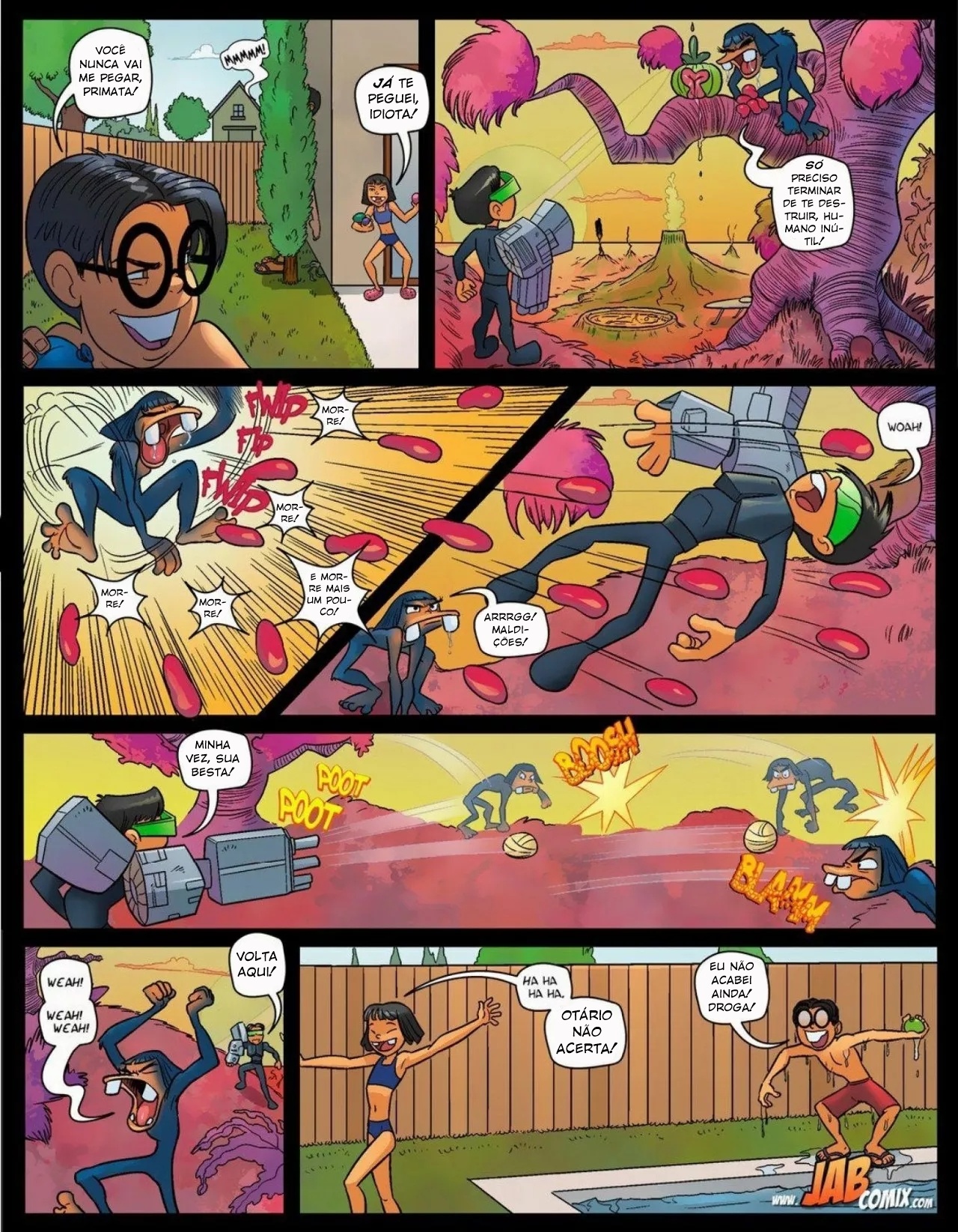 My Hot Ass Neighbor Part 7: Pool Party 1 Hentai pt-br 22