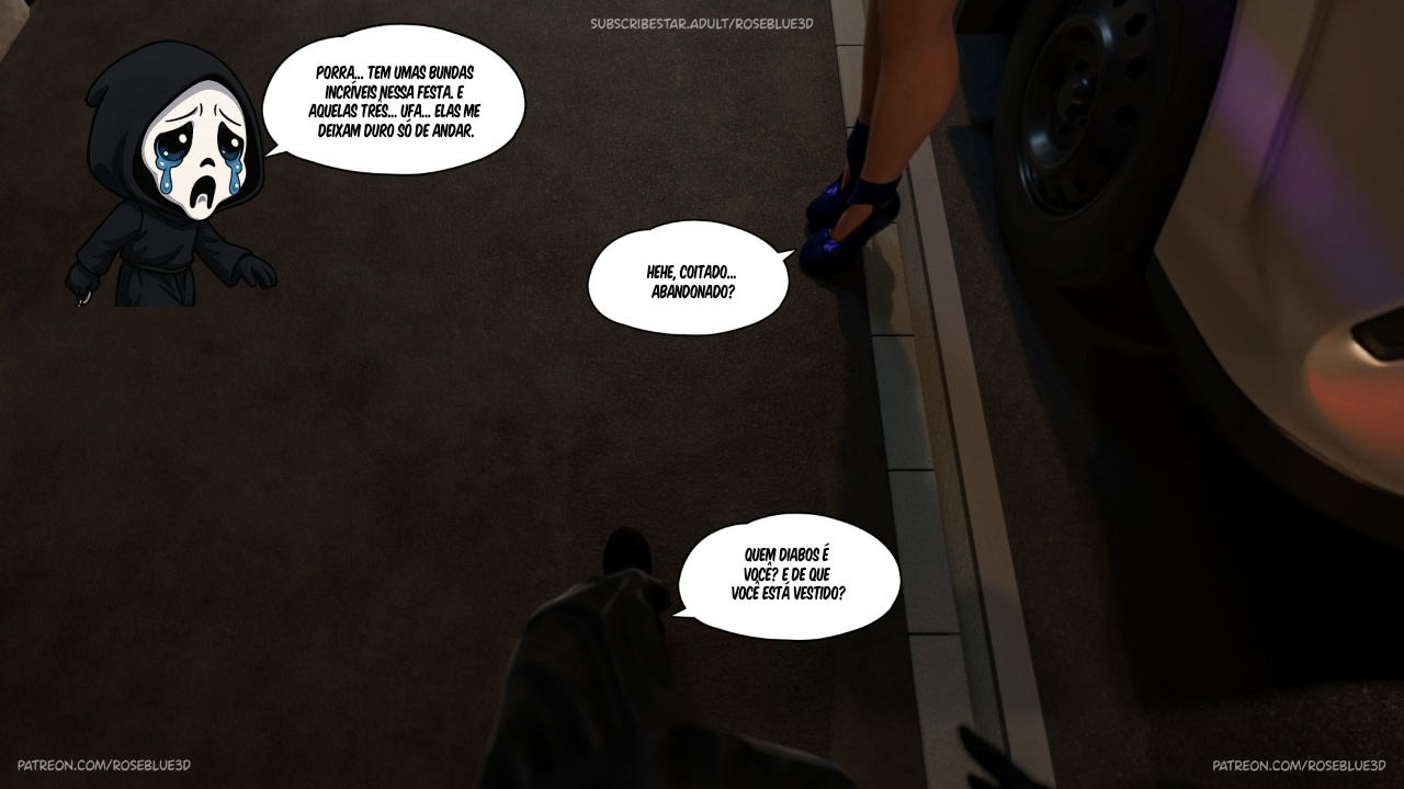 My Neighbor's Widow Part 47.5: Halloween Special Hentai pt-br 09