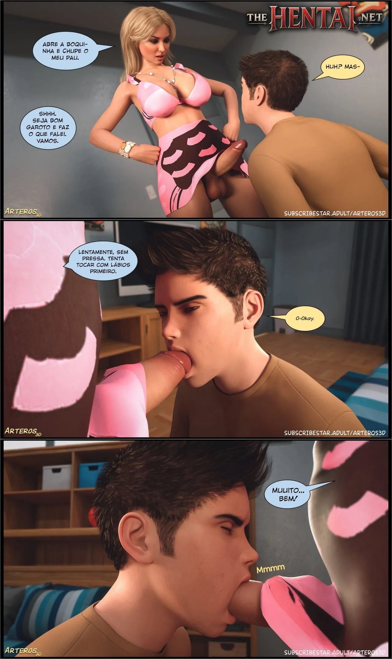 New Passion In Town By Arteros3D Hentai pt-br 09