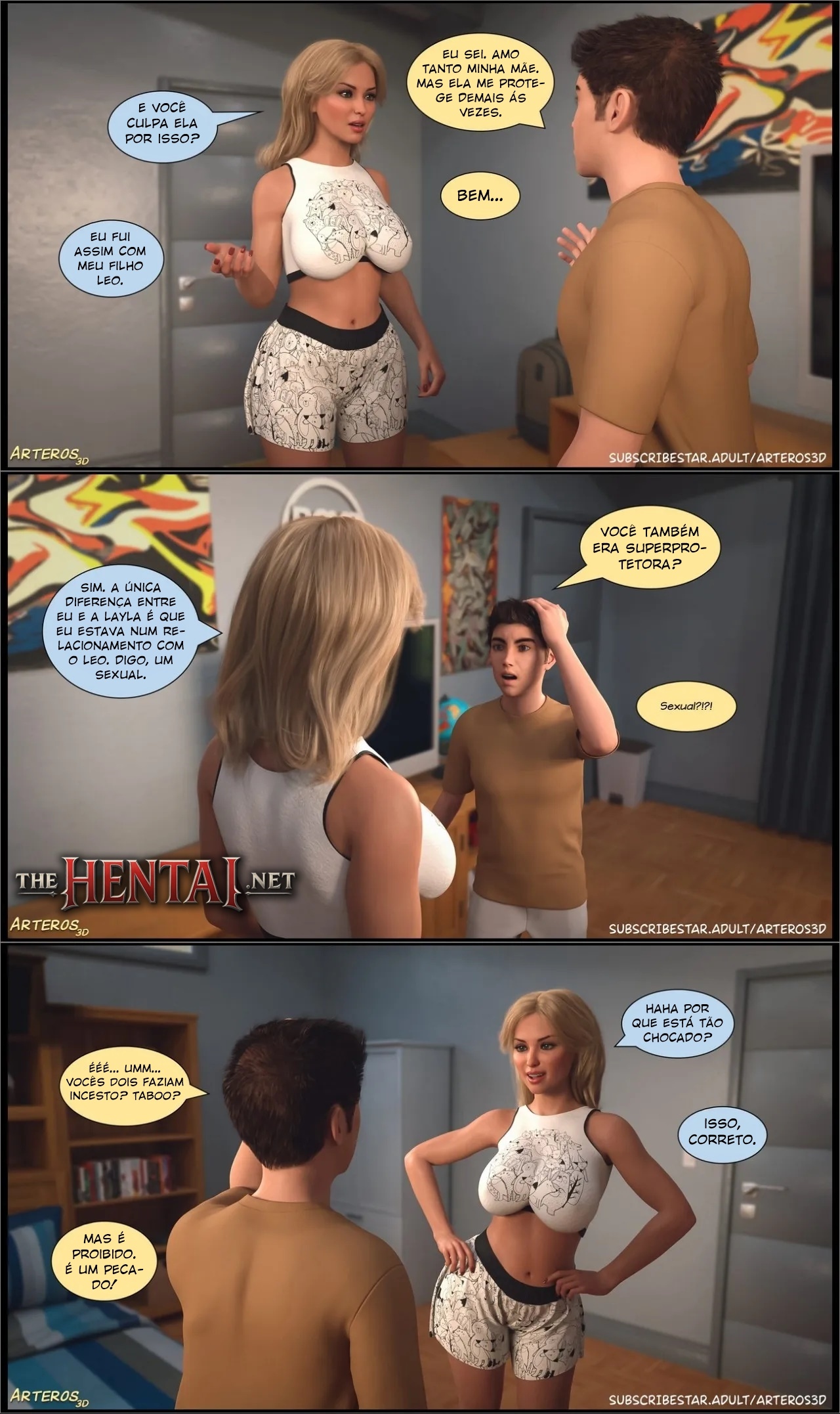 New Passion In Town By Arteros3D Hentai pt-br 39