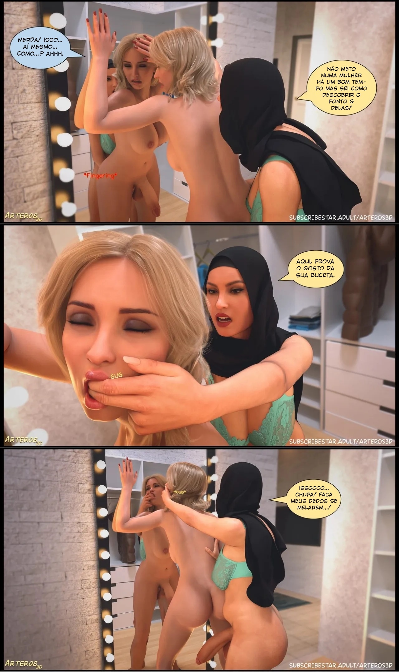 New Passion In Town By Arteros3D Hentai pt-br 59