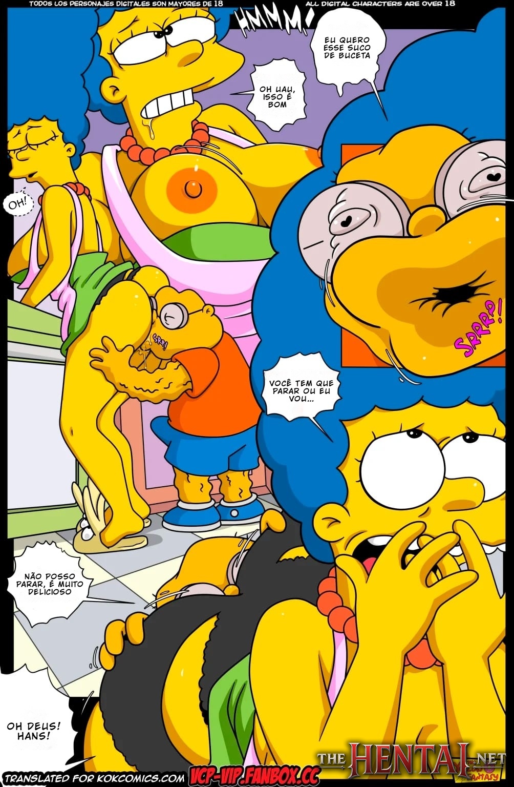 The Yellow Fantasy Part 18: Hans Moleman Show Hentai pt-br 07