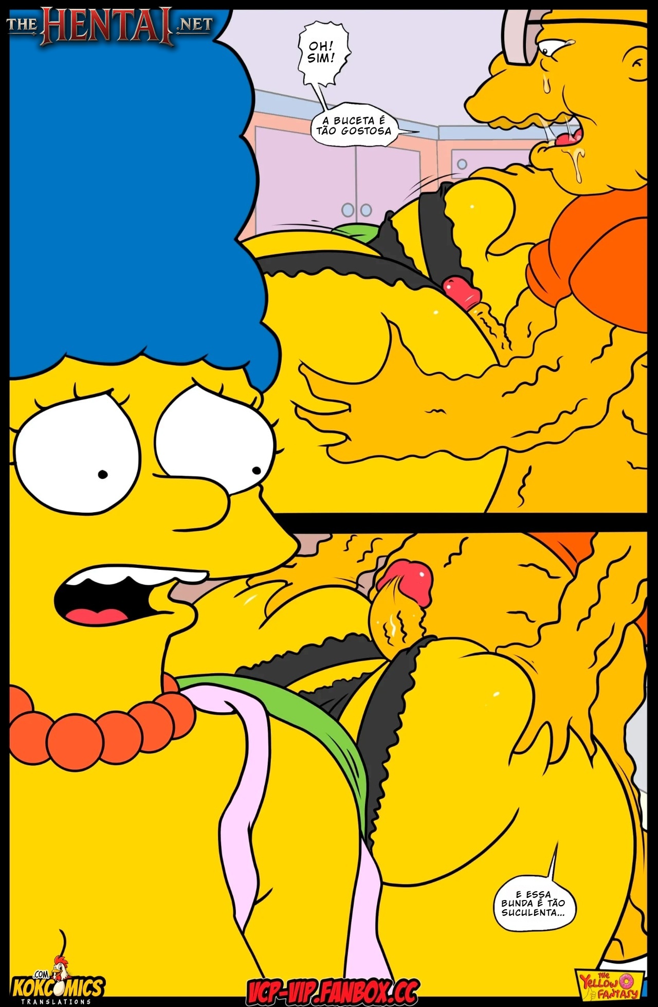 The Yellow Fantasy Part 18: Hans Moleman Show Hentai pt-br 13