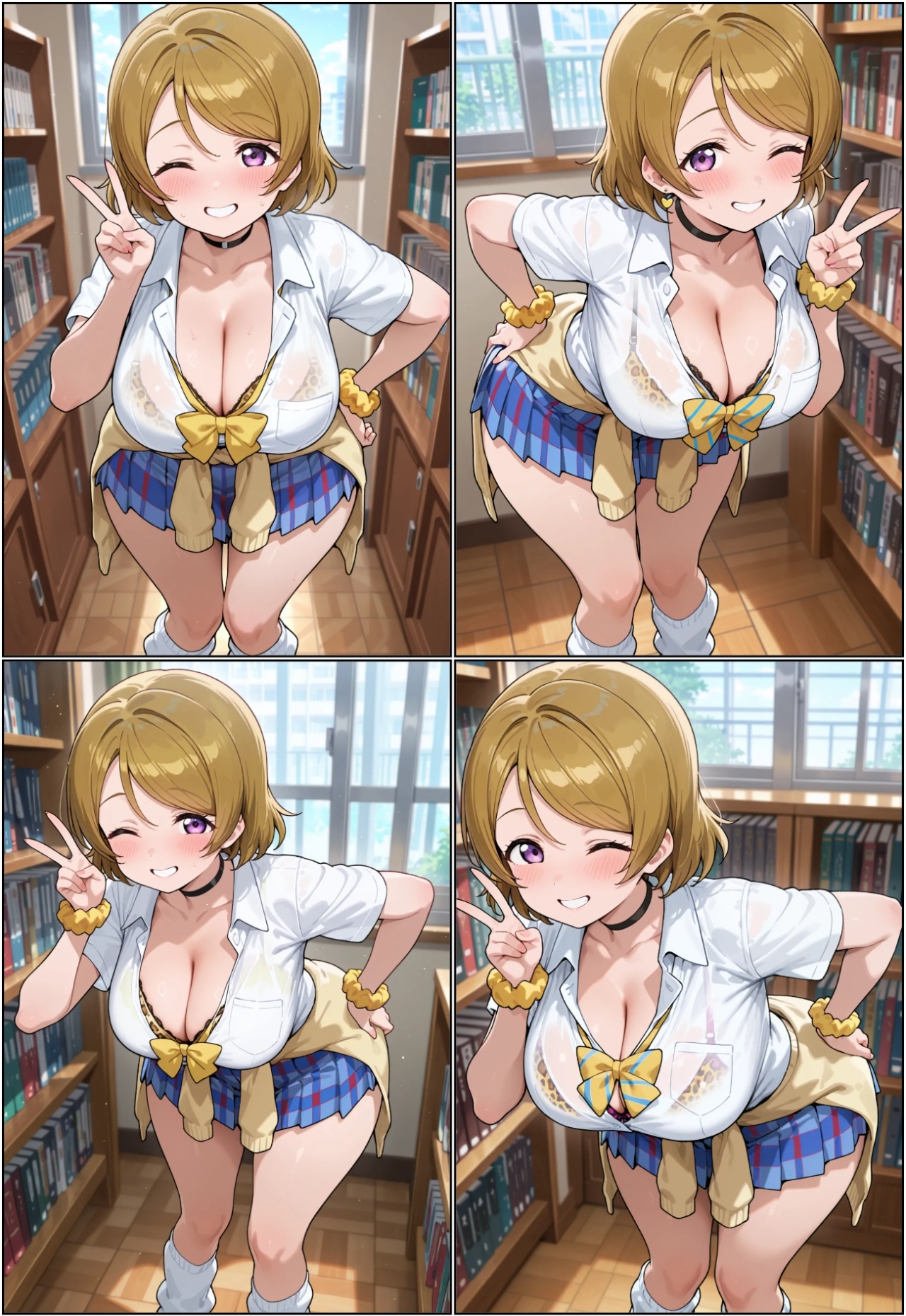 AI Generated: Hanayo Koizumi  Hentai pt-br 03