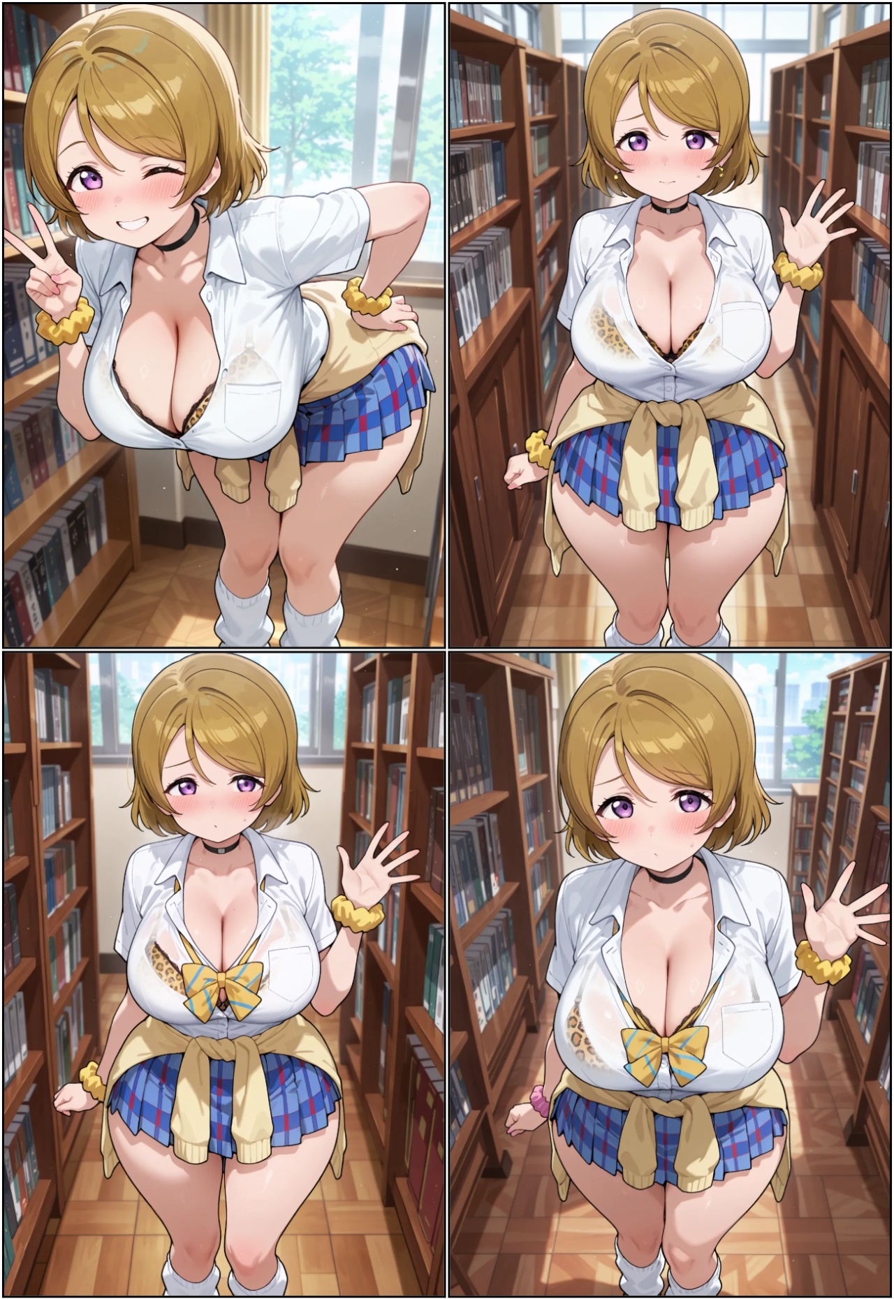 AI Generated: Hanayo Koizumi  Hentai pt-br 04