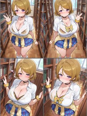 AI Generated: Hanayo Koizumi  Hentai pt-br 05