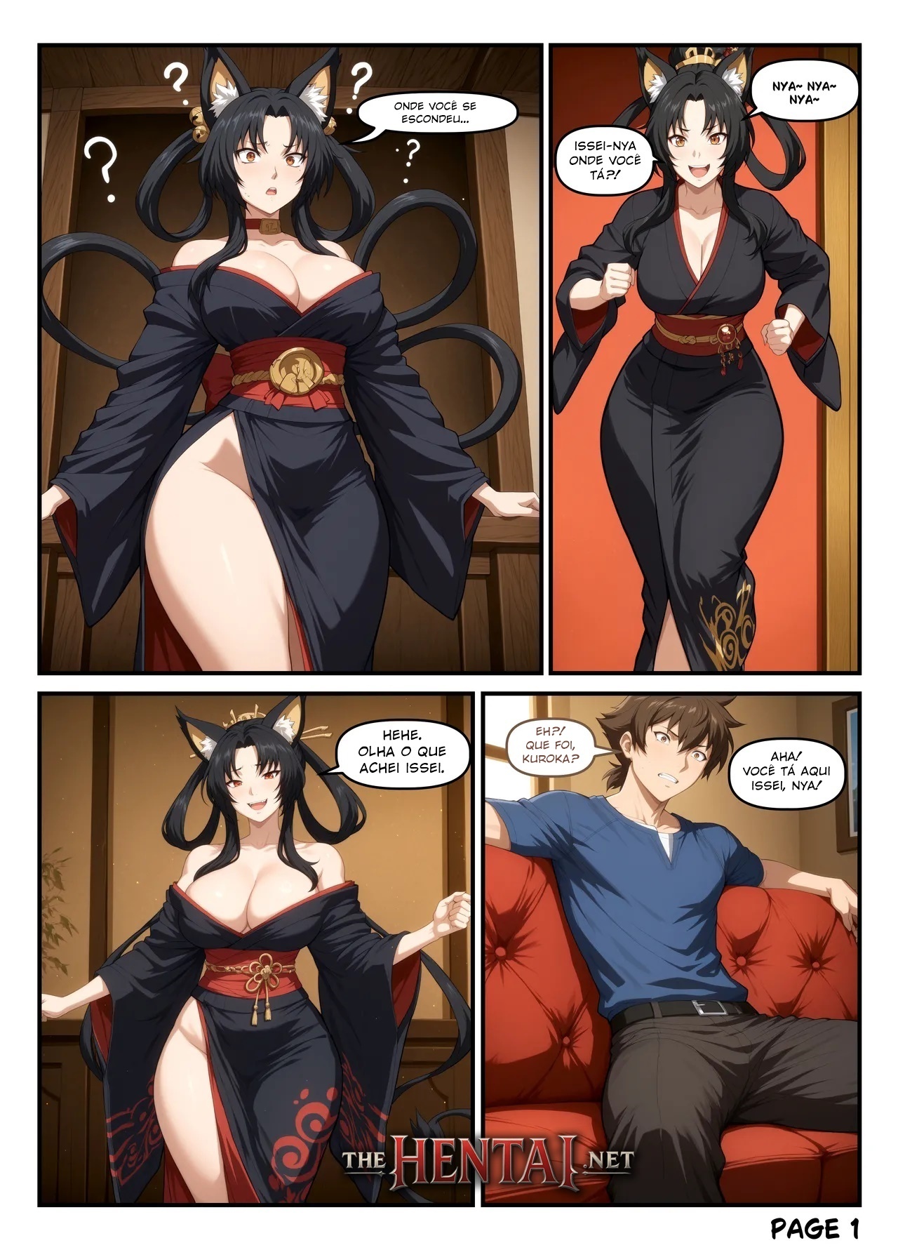 Curiosity Breeds The Cat Hentai pt-br 02